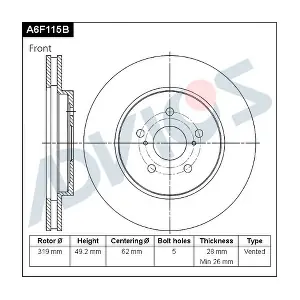 ADVICS A6F115B