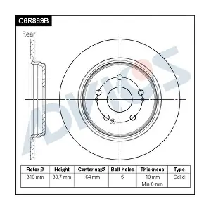 C6R869B ADVICS