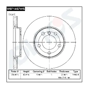 W6F1467WS ADVICS