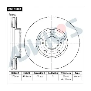 ADVICS A6F188B