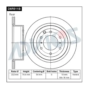 ADVICS D6R511B