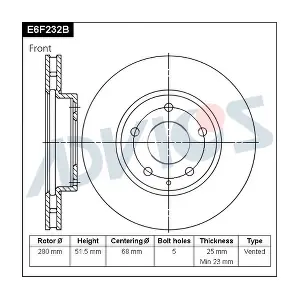 ADVICS E6F232B