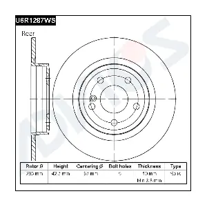 ADVICS U6R1287WS
