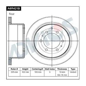 A6R421B ADVICS