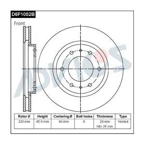 D6F1052B ADVICS