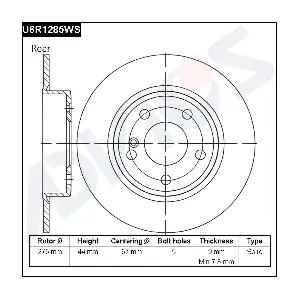 U6R1285WS ADVICS