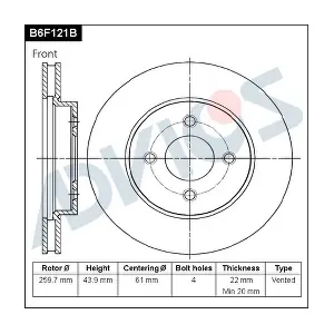 B6F121B ADVICS
