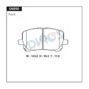 ADVICS SN890