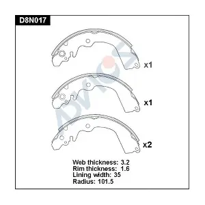 ADVICS D8N017