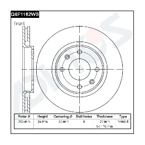 ADVICS Q6F1162WS