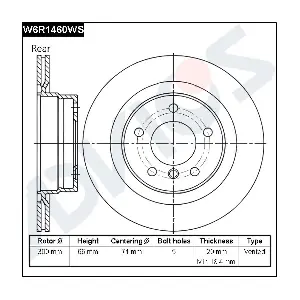 W6R1460WS ADVICS