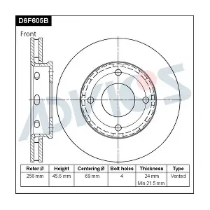 ADVICS D6F605B