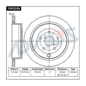 F6R225B ADVICS