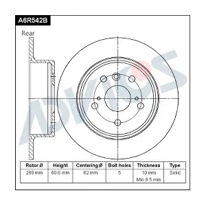 ADVICS A6R542B