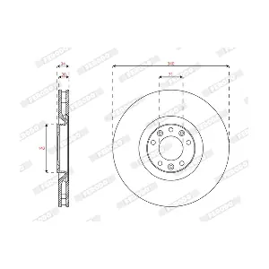 DDF2211C1 FERODO