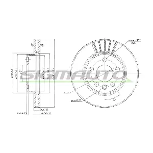 SIGMAUTO DBB010V Гальмівний диск