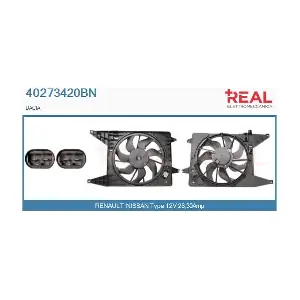 REAL 40273420BN Електродвигун, вентилятор радіатора