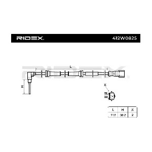 412W0825 RIDEX