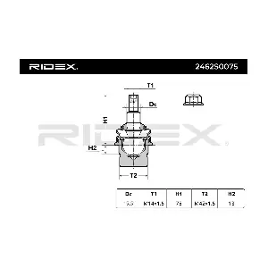 2462S0075 RIDEX