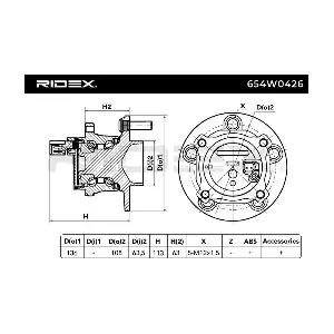 654W0426 RIDEX