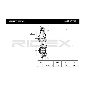 2462S0136 RIDEX
