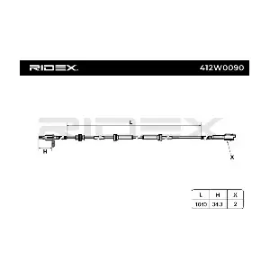 412W0090 RIDEX
