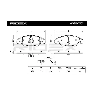 RIDEX 402B0301