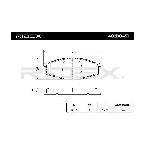 RIDEX 402B0451