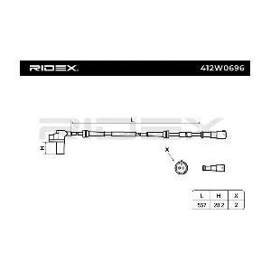 412W0696 RIDEX