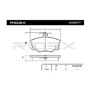 RIDEX 402B0117