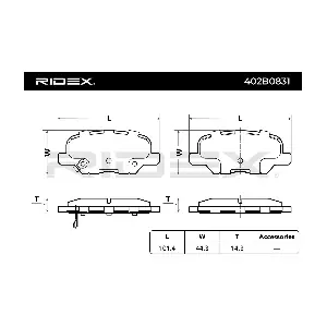 RIDEX 402B0831