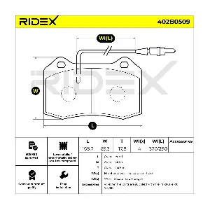RIDEX 402B0509