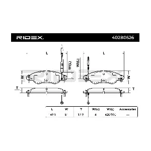 402B0526 RIDEX
