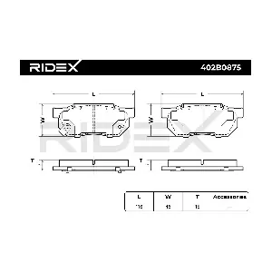 RIDEX 402B0875