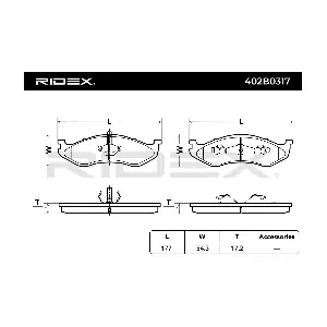 RIDEX 402B0317