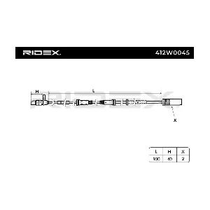 RIDEX 412W0045