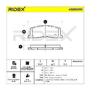402B0593 RIDEX