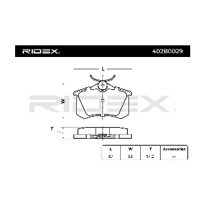RIDEX 402B0029