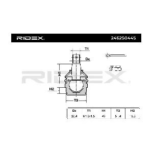 2462S0445 RIDEX