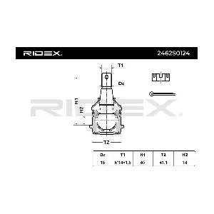 2462S0124 RIDEX