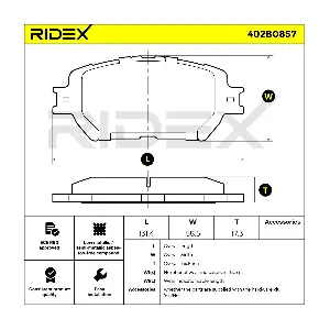RIDEX 402B0857