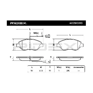 RIDEX 402B0310
