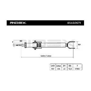 854S0671 RIDEX