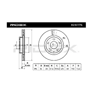 82B1175 RIDEX