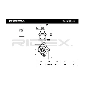 2462S0167 RIDEX