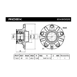 RIDEX 654W0020
