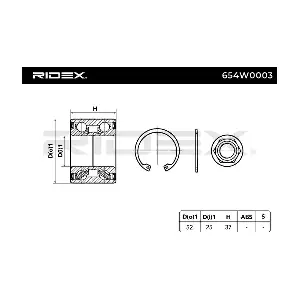 RIDEX 654W0003