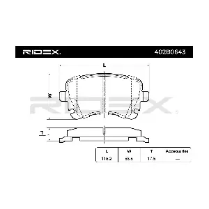 RIDEX 402B0643