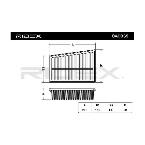 RIDEX 8A0058