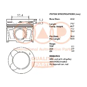 100-14076 IAP QUALITY PARTS